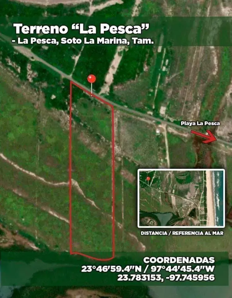 Terreno en Venta en La Pesca