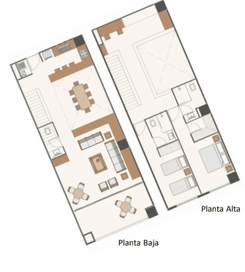 NUEVO SUR VENTA DEPA 2 PISOS