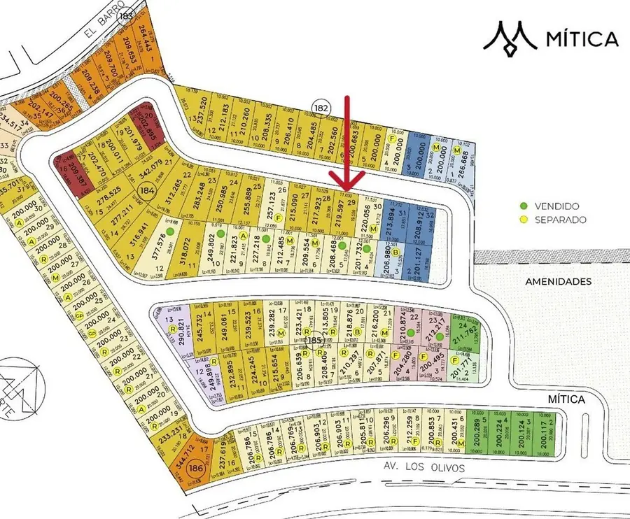 Fotografía 3 de Terreno en Venta MÍTICA Residencial